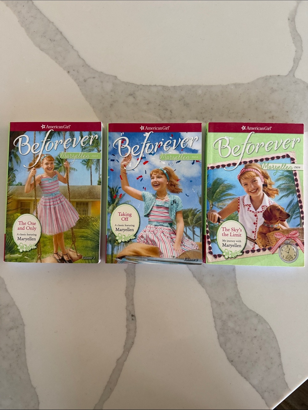 Lot of 3 American Girl Paperback Books  - Maryellen - “Beforever” - EUC